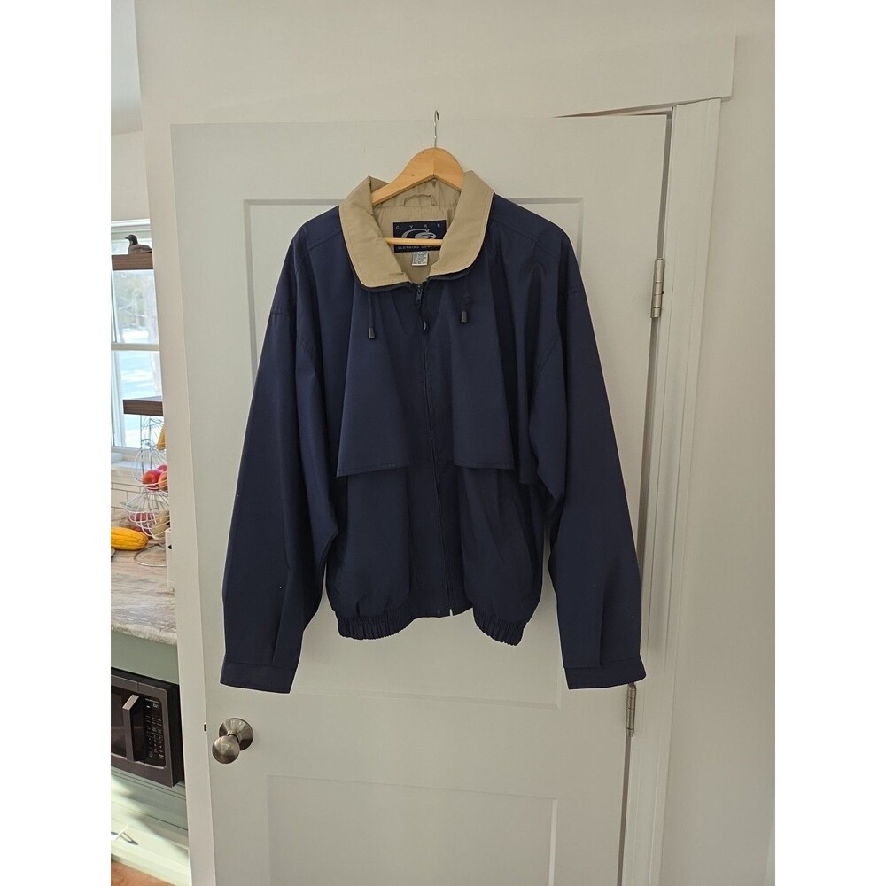#119 CYRK C3 Men's XL Navy Blue Nylon shell parka